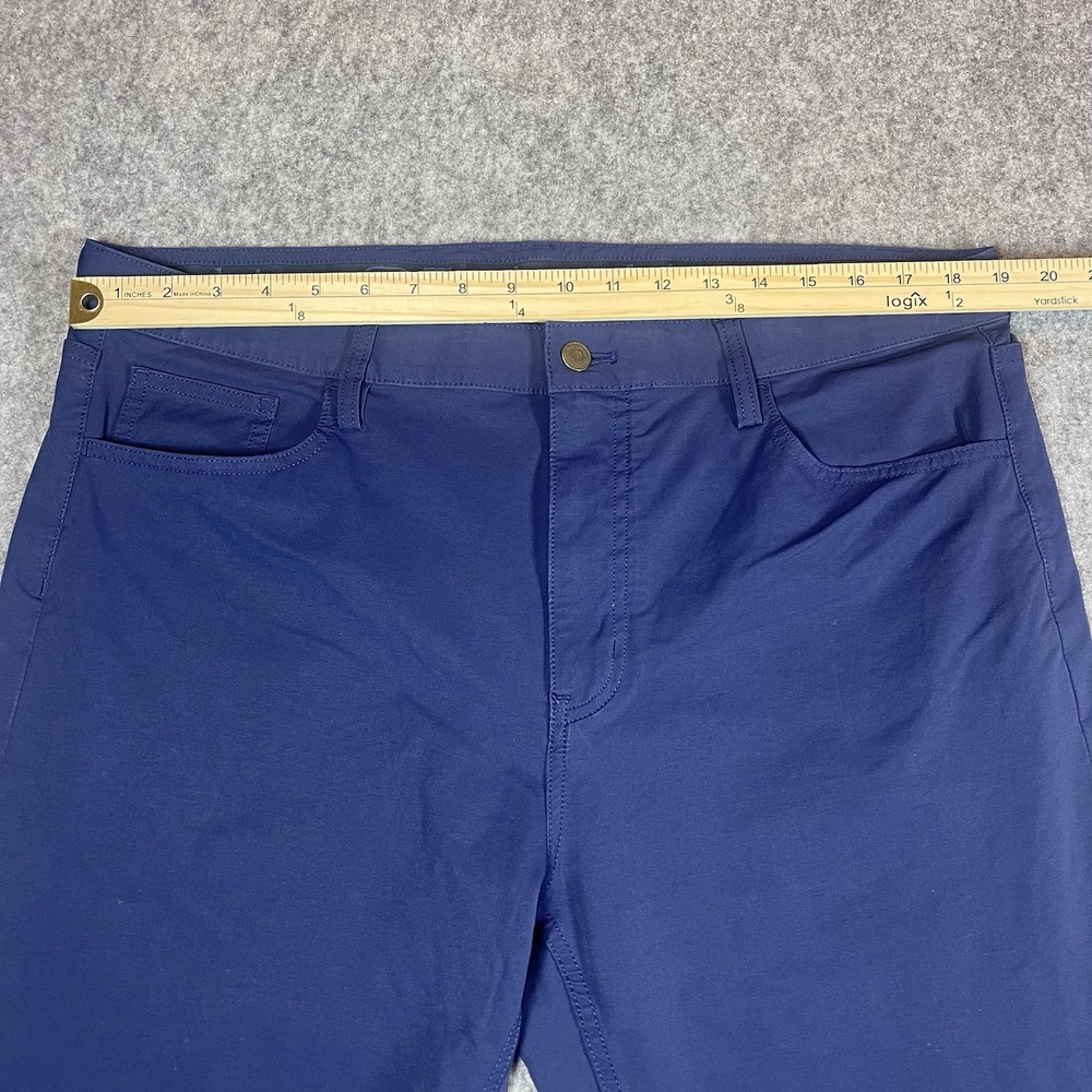 Vineyard Vines Performance Golf Stretch Comfort Blue Pants Mens 36x30 5-Pocket - Picture 8 of 10